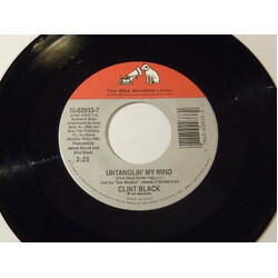 Clint Black Untanglin' My Mind / I Can Get By USED VINYL 7INCH 45 RPM SINGLE