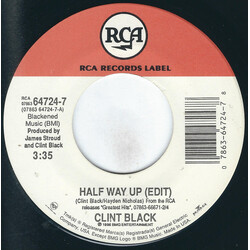 Clint Black Half Way Up USED VINYL 7INCH 45 RPM