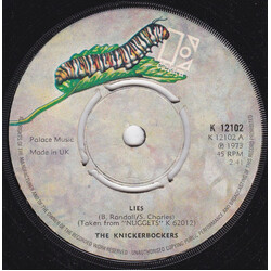 The Knickerbockers / The Electric Prunes Lies / I Had Too Much To Dream (Last Night) USED VINYL 7INCH 45 RPM