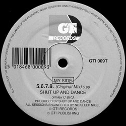 Shut Up & Dance 5.6.7.8. USED VINYL 12INCH 45 RPM