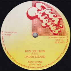 Daddy Lizard Run Girl Run USED VINYL 12INCH 45 RPM