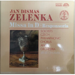Jan Dismas Zelenka / The Czech Philharmonic Orchestra / Czech Philharmonic Chorus Missa in D - Responsoria Pro Hebdomada Sancta Vinyl LP USED