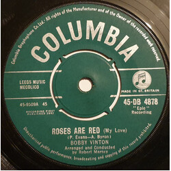 Bobby Vinton Roses Are Red USED VINYL 7INCH 45 RPM SINGLE