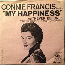 Connie Francis My Happiness / Never Before VINYL 7" USED