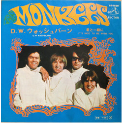 The Monkees D. W. ¦©÷åÐüó = D. W. Washburn / hÒk = It's Nice To Be With You USED VINYL 7INCH 45 RPM SINGLE