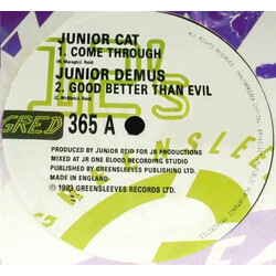 Junior Cat / Junior Demus Come Through / Good Better That Evil VINYL 12" USED