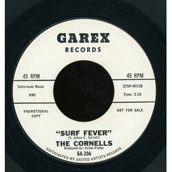 The Cornells Surf Fever USED VINYL 7INCH 45 RPM PROMO STYRENE