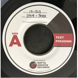 Steve & Teresa Catching A Wave USED VINYL 7INCH TEST PRESSING