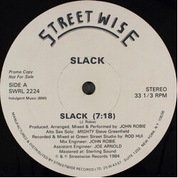 Slack (12) Slack USED VINYL 12INCH 33 S RPM PROMO