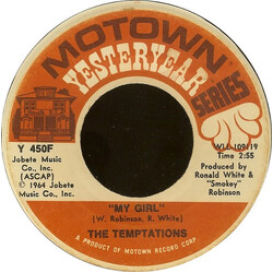 The Temptations My Girl / The Way You Do The Things You Do VINYL 7" USED
