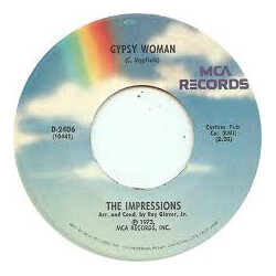 The Impressions Gypsy Woman / It's All Right USED VINYL 7INCH REISSUE
