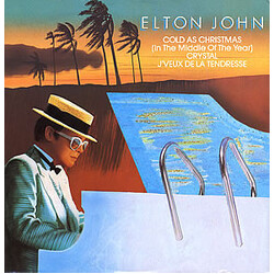 Elton John Cold As Christmas (In The Middle Of The Year) USED VINYL 12INCH 45 RPM
