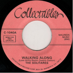 The Solitaires Walking Along Vinyl 7" USED