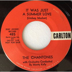 The Chantones Five Little Numbers / It Was Just A Summer Love USED VINYL 7INCH 45 RPM SINGLE PROMO