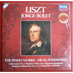 Franz Liszt / Jorge Bolet The Piano Works Vinyl LP USED