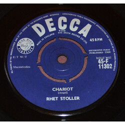 Rhet Stoller Chariot USED VINYL 7INCH 45 RPM SINGLE