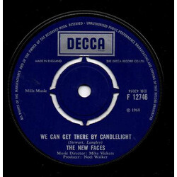 The New Faces We Can Get There By Candlelight Vinyl 7" USED