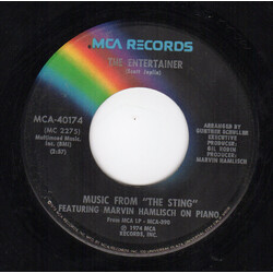 Marvin Hamlisch Music From "The Sting" USED VINYL 7INCH 45 RPM SINGLE