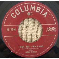George Morgan (2) Broken Candy Heart / I Wish I May, I Wish I Might USED VINYL 7INCH 45 RPM