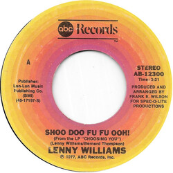 Lenny Williams Shoo Doo Fu Fu Ooh! USED VINYL 7INCH 45 RPM SINGLE
