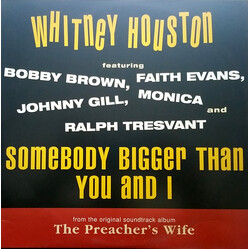 Whitney Houston Somebody Bigger Than You And I USED VINYL 12INCH 33 S RPM PROMO