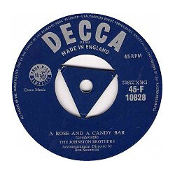 The Johnston Brothers A Rose And A Candy Bar Vinyl 7" USED
