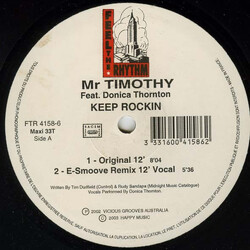 mrTimothy / Donica Thornton Keep Rockin USED VINYL 12INCH 33 S RPM MAXI-SINGLE