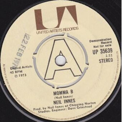 Neil Innes Momma B USED VINYL 7INCH 45 RPM PROMO