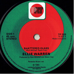 Ellie Warren Shattered Glass USED VINYL 7INCH 45 RPM SINGLE STEREO