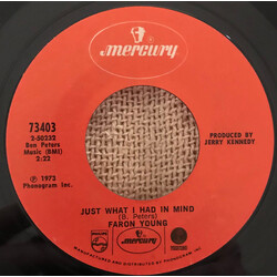 Faron Young Just What I Had In Mind / All At Once It's Forever USED VINYL 7INCH 45 RPM