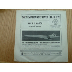 The Temperance Seven Mach II March USED VINYL 7INCH 45 RPM SINGLE