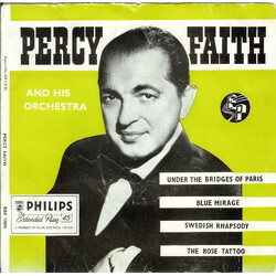 Percy Faith & His Orchestra Under The Bridges Of Paris / Blue Mirage / Swedish Rhapsody / The Rose Tattoo Vinyl 7" USED