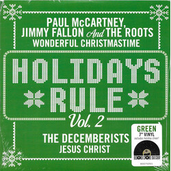 Paul McCartney / Jimmy Fallon / The Roots / The Decemberists Wonderful Christmastime / Jesus Christ USED VINYL 7INCH 45 RPM RECORD STORE DAY SINGLE LI