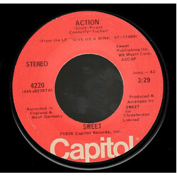 The Sweet Action USED VINYL 7INCH 45 RPM SINGLE