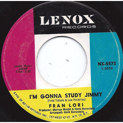 Fran Lori I'm Gonna Study Jimmy USED VINYL 7INCH 45 RPM SINGLE