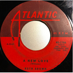 Ruth Brown A New Love / Look Me Up USED VINYL 7INCH 45 RPM SINGLE