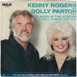 Kenny Rogers / Dolly Parton Islands In The Stream USED VINYL 7INCH 45 RPM SINGLE REISSUE STYRENE STEREO
