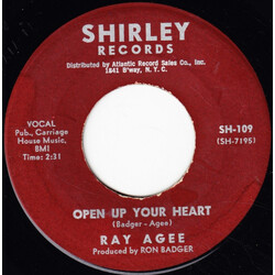 Ray Agee Open Up Your Heart / The Gamble USED VINYL 7INCH 45 RPM