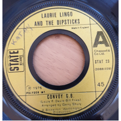 Laurie Lingo And The Dipsticks Convoy G.B. Vinyl 7" USED