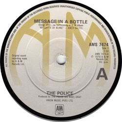 The Police Message In A Bottle USED VINYL 7INCH 45 RPM SINGLE