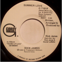 Rick James Summer Love Vinyl 7" USED