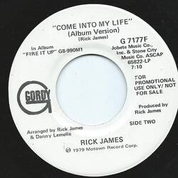 Rick James Come Into My Life (Album Version) Promo USED VINYL 7INCH 45 RPM SINGLE PROMO