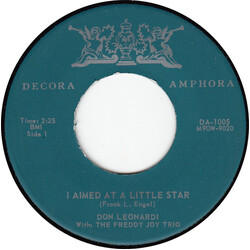 Don Leonardi / The Freddy Joy Trio I Aimed At A Little Star / Would You Give Me All Your Love USED VINYL 7INCH 45 RPM