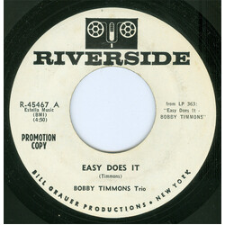 The Bobby Timmons Trio Easy Does It / Old Devil Moon USED VINYL 7INCH 45 RPM SINGLE PROMO