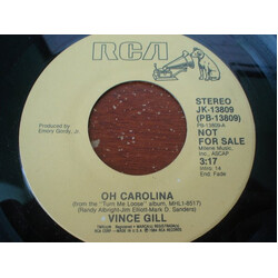 Vince Gill Oh Carolina USED VINYL 7INCH 45 RPM PROMO