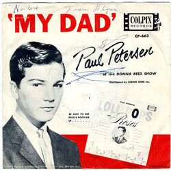 Paul Petersen My Dad / Little Boy Sad USED VINYL 7INCH 45 RPM