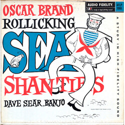 Oscar Brand Rollicking Sea Shanties Vinyl LP USED