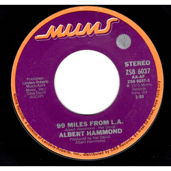 Albert Hammond 99 Miles From L.A. USED VINYL 7INCH 45 RPM SINGLE