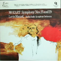 Wolfgang Amadeus Mozart / Lorin Maazel / Radio-Symphonie-Orchester Berlin Symphony Nos. 25 And 29 Vinyl LP USED