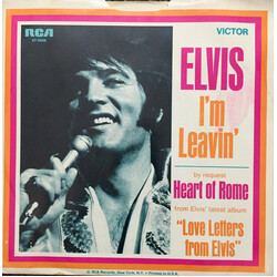 Elvis Presley I'm Leavin' USED VINYL 7INCH 45 RPM PROMO